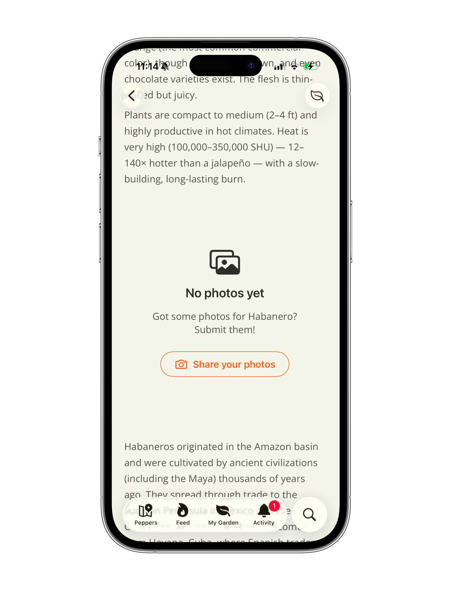 Capsi crowdsourced pepper photos from the community