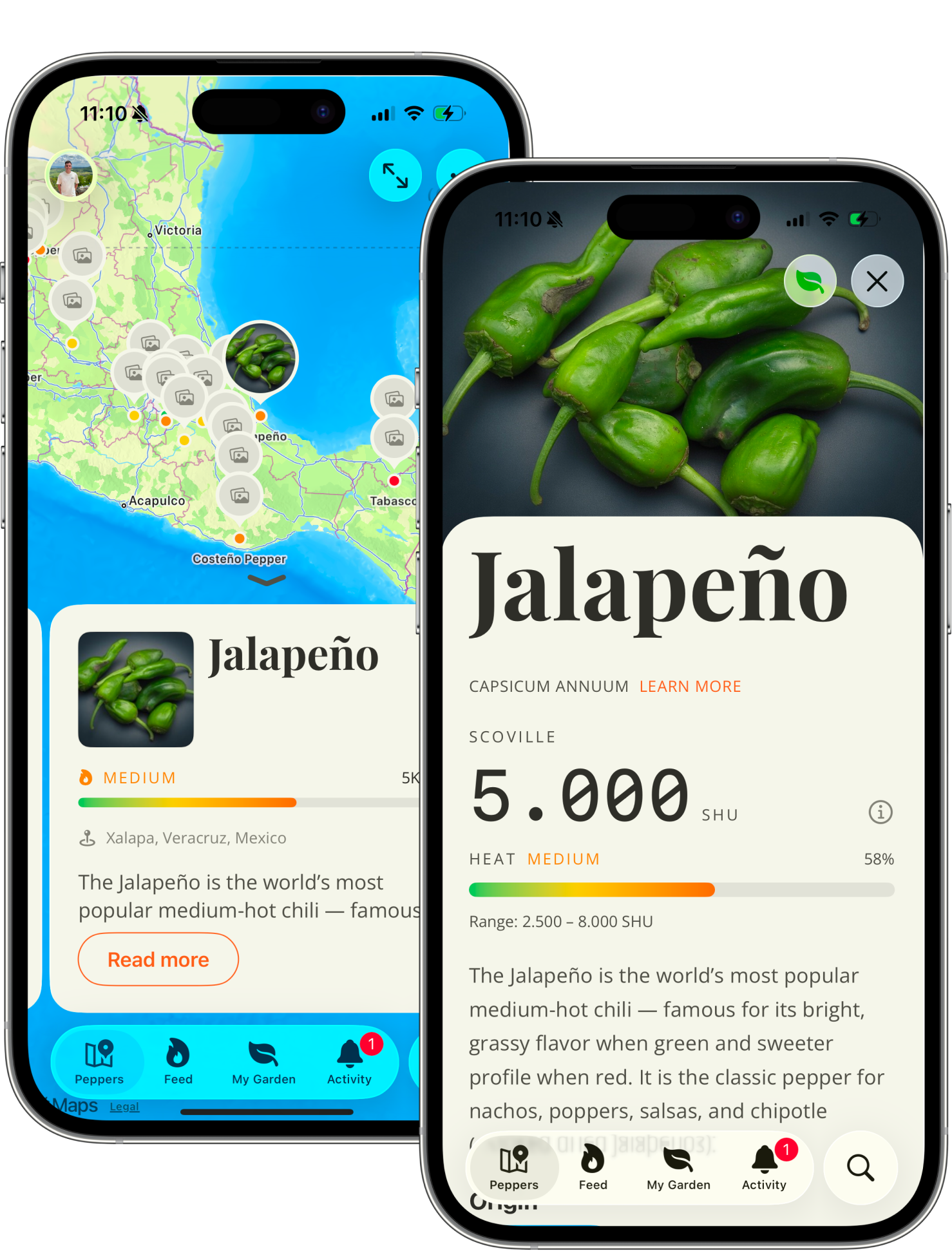 Capsi interactive world map showing pepper markers